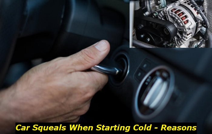 car squeals when starting cold